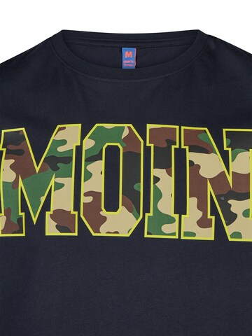 salzhaut T-Shirt 'Diek - Moin' in Blau: Vorderseite