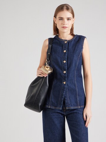 Abercrombie & Fitch Blouse 'CHASE' in Blauw: voorkant