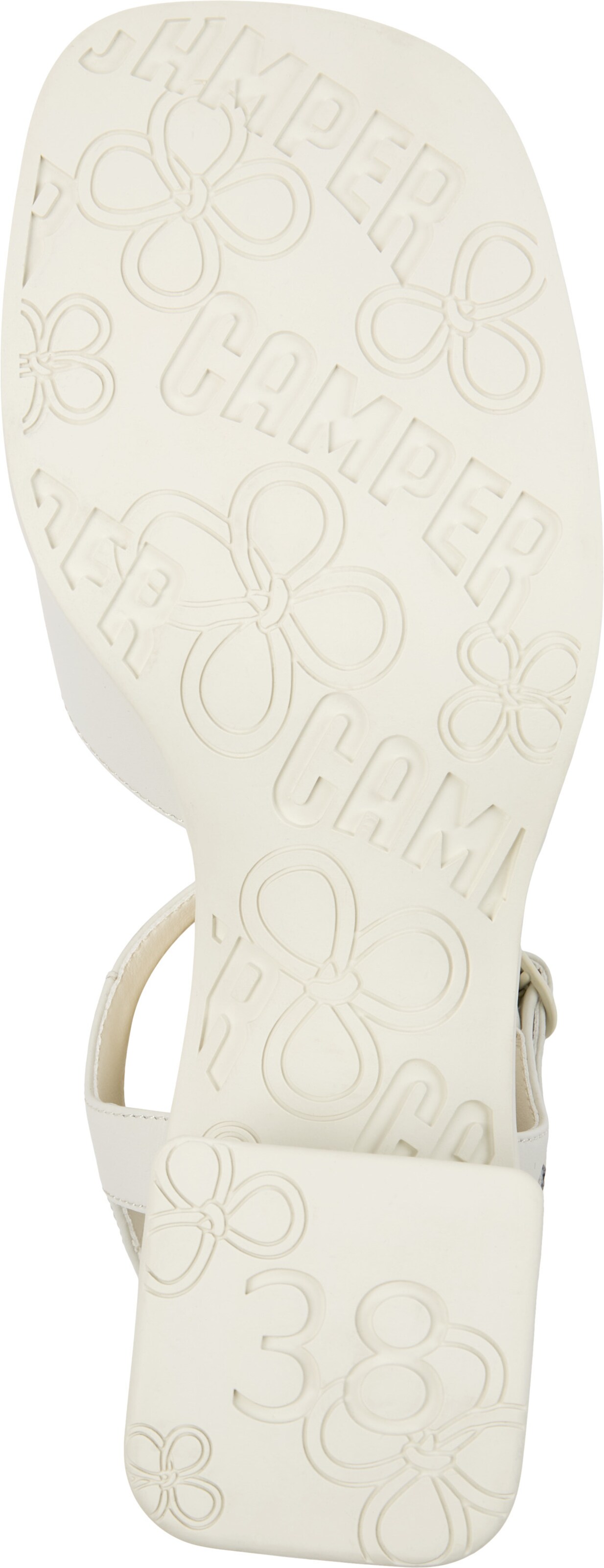 Sandalo con cinturino 'Kora' di CAMPER in bianco