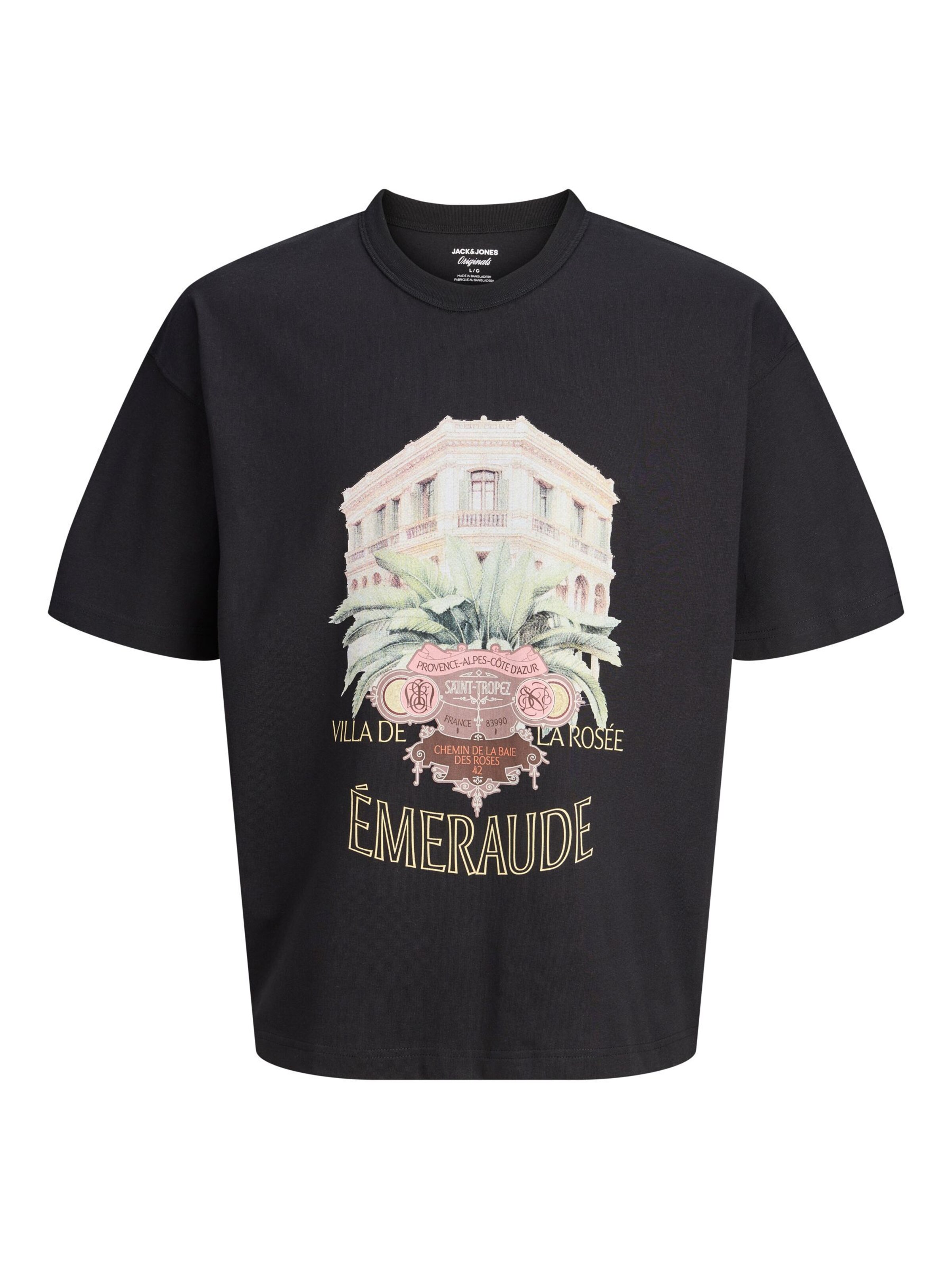JACK & JONES T-shirt in anthrazit, Produktansicht