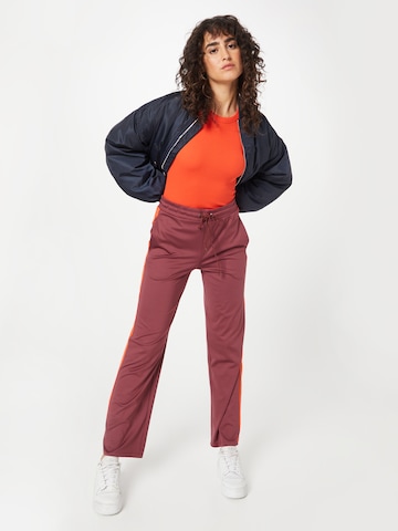 Wide leg Pantaloni di LOOKS by Wolfgang Joop in rosso