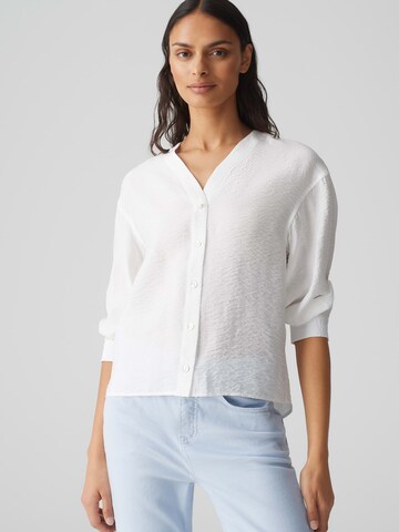 OPUS Blouse 'Failani' in White: front