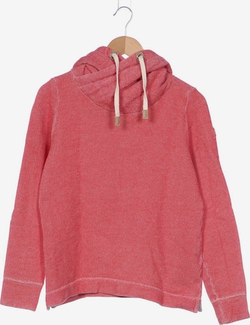 EDC BY ESPRIT Sweatshirt & Zip-Up Hoodie in S in Red: front