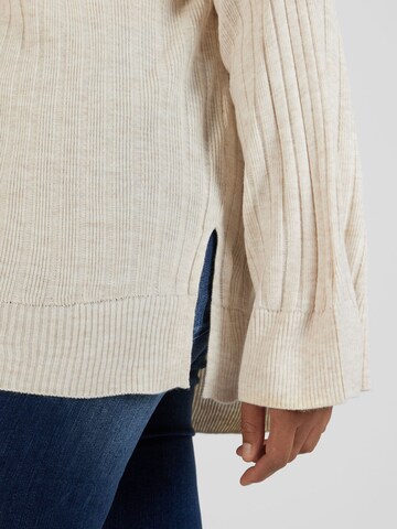 Pullover 'NEW TESSA' di ONLY Carmakoma in beige