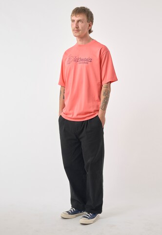 Cleptomanicx Shirt 'Classic Tee Club Cullinaire' in Red