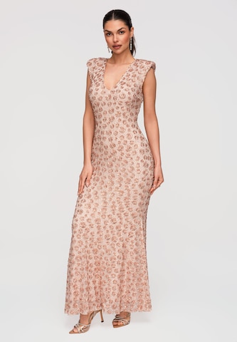 Ombre Evening dress in Beige