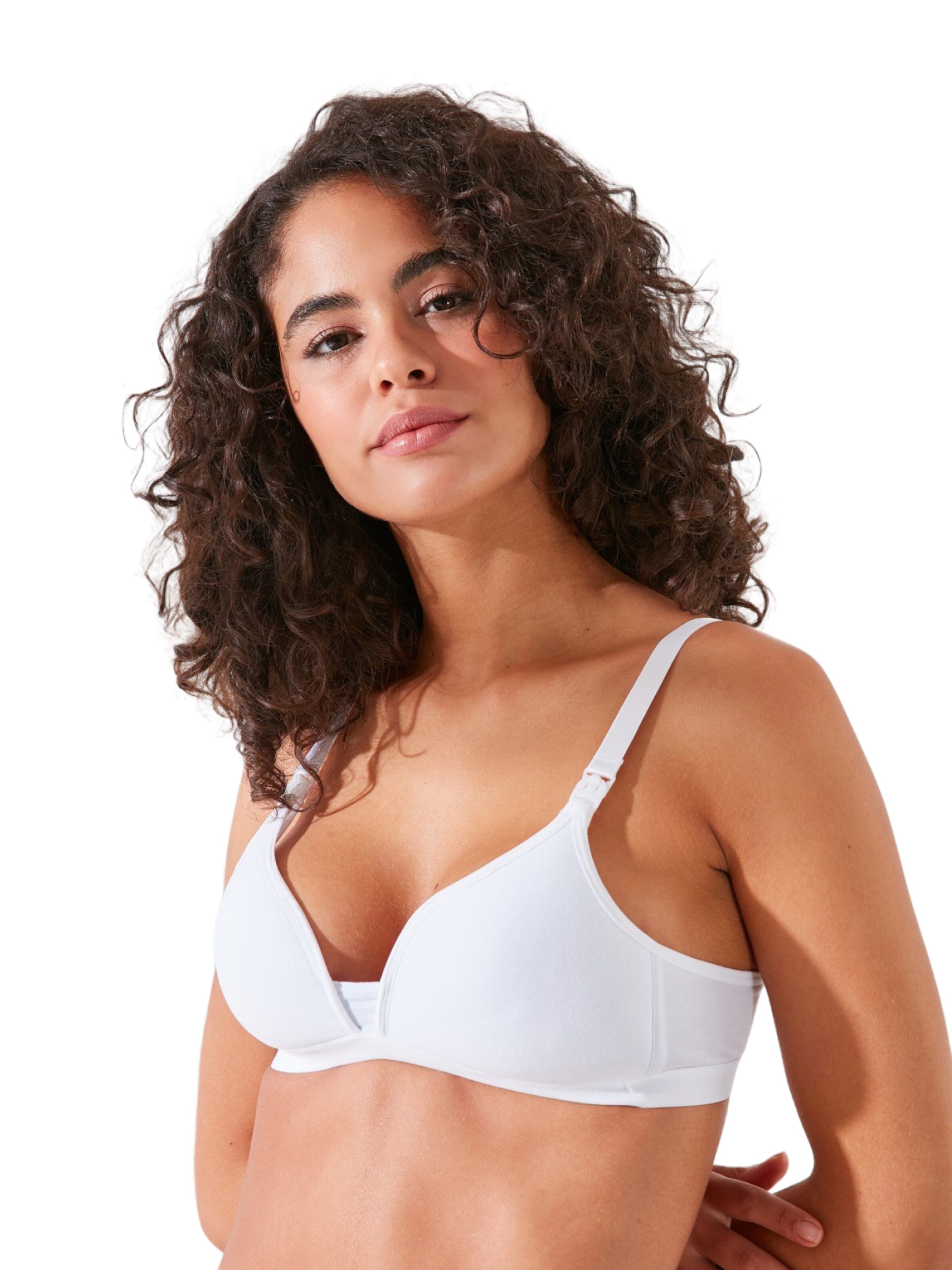 C&City T-shirt BH in Wit