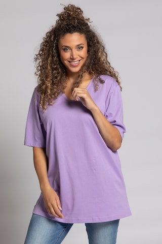 Ulla Popken Shirt in Lila: voorkant