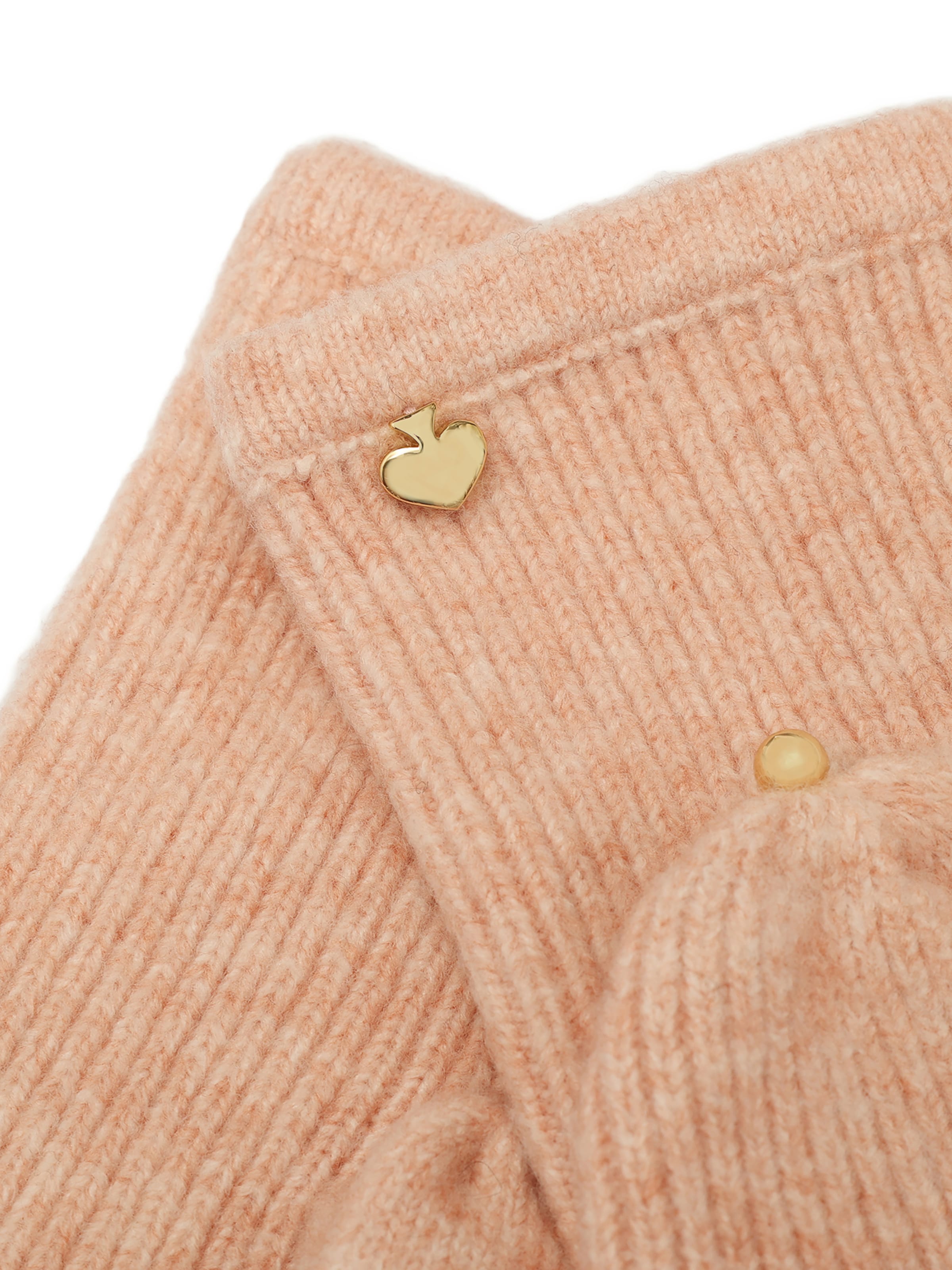 Kate Spade - Guantes sin dedos 'New York' en naranja
