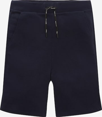 TOM TAILOR DENIM Regular Shorts in Blau: predná strana