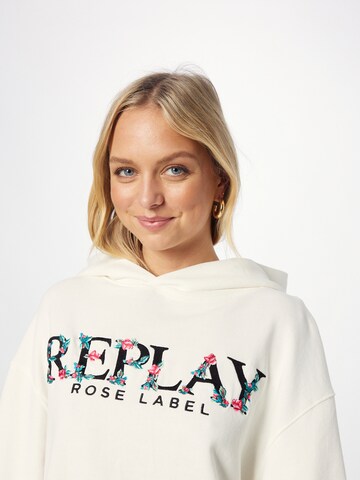 REPLAYSweater majica - bež boja