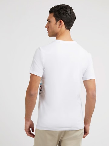 T-Shirt GUESS en blanc