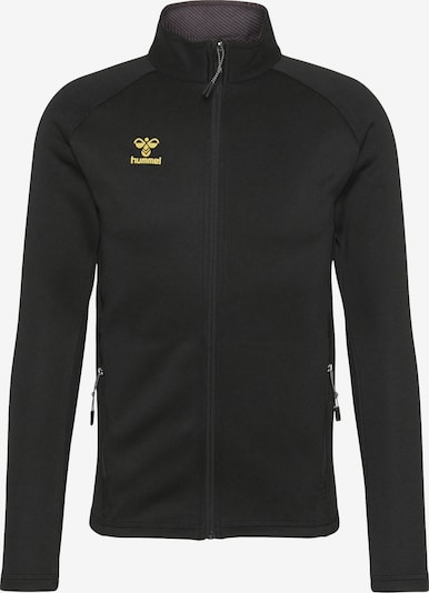 Hummel Sportssweatjakke 'Cima' i XXL i lysegul / sort, Produktvisning