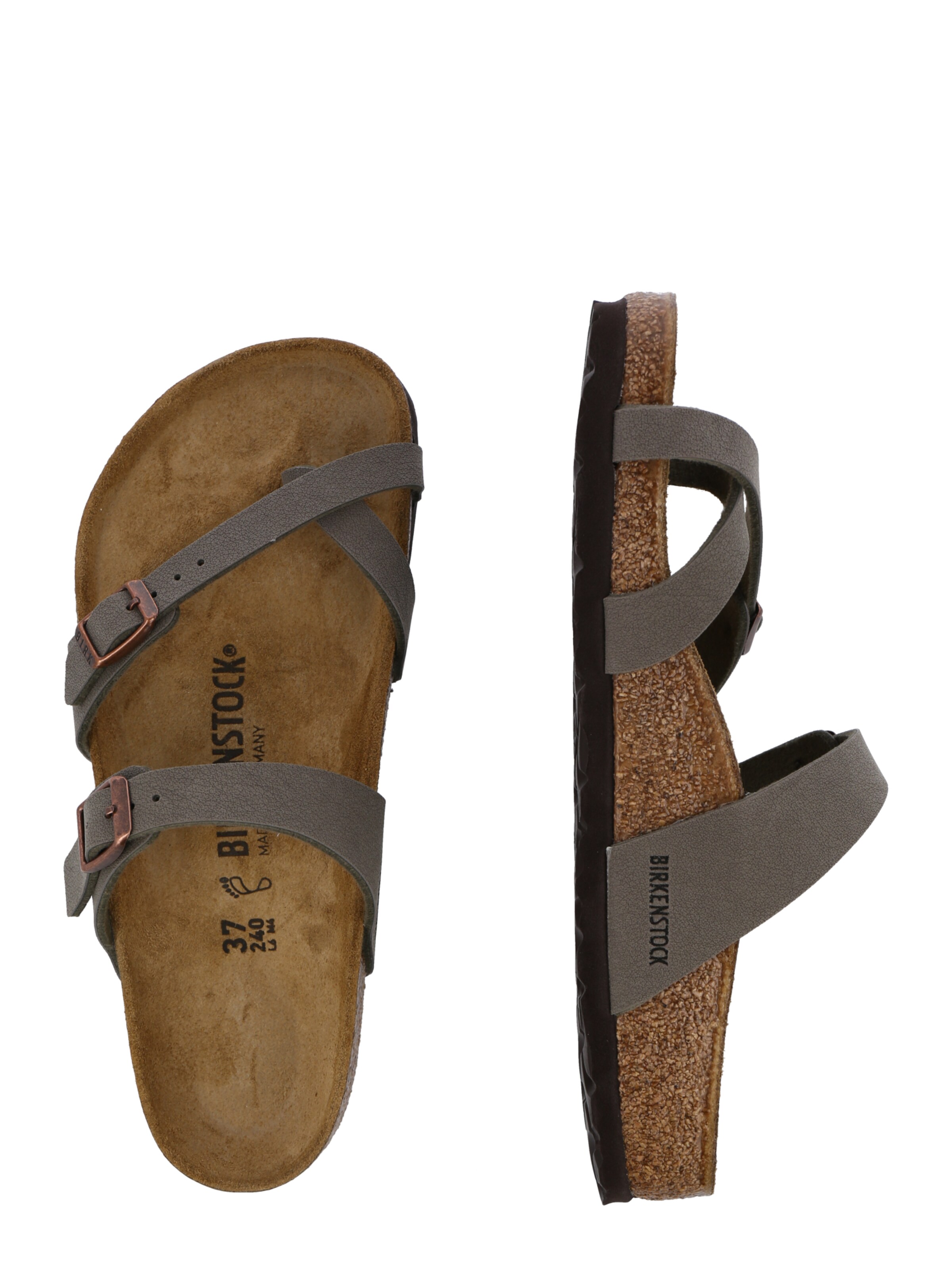 BIRKENSTOCK Žabky 'Mayari' – šedá