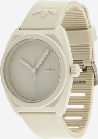 ADIDAS ORIGINALS Analoog horloge in Wit: voorkant