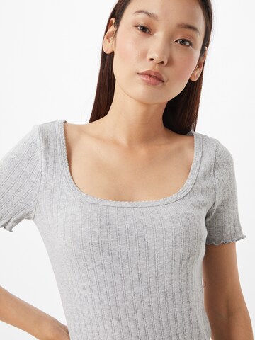 GAP Shirt 'POINTELLE' in Grau