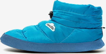 Nuvola. Hausschuh 'Boot Home Party' in Blau: Vorderseite