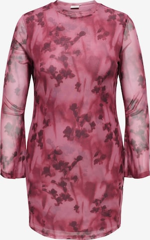 ONLY Carmakoma Jurk in Rood: voorkant