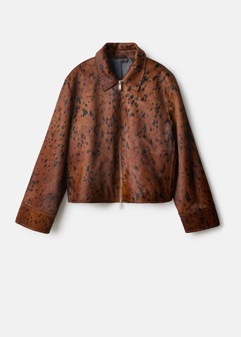 MANGO Between-Season Jacket 'Ink' in Brown
