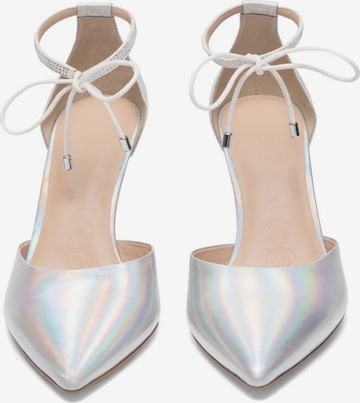 Bianco Pumps in Silber