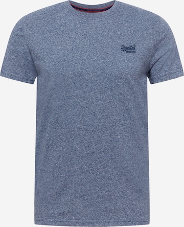 T-Shirt Superdry en bleu : devant