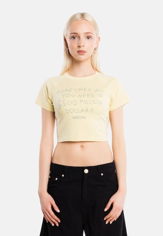 Maglietta '500' di Another Cotton Lab in giallo: frontale