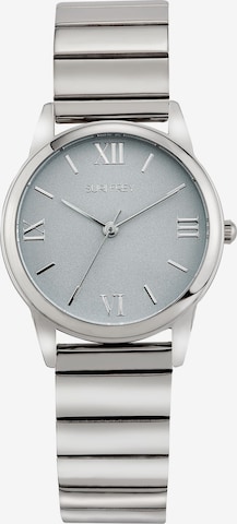 Suri Frey Analog Watch 'Jessy' in Silver: front