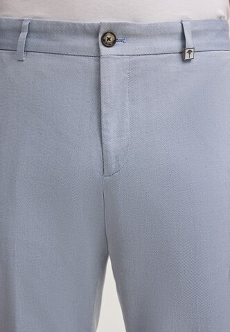 JOOP! Slim fit Trousers with creases ' Hank ' in Blue