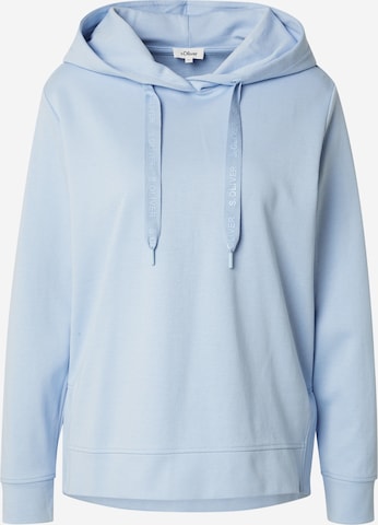 Sweat-shirt s.Oliver en bleu : devant