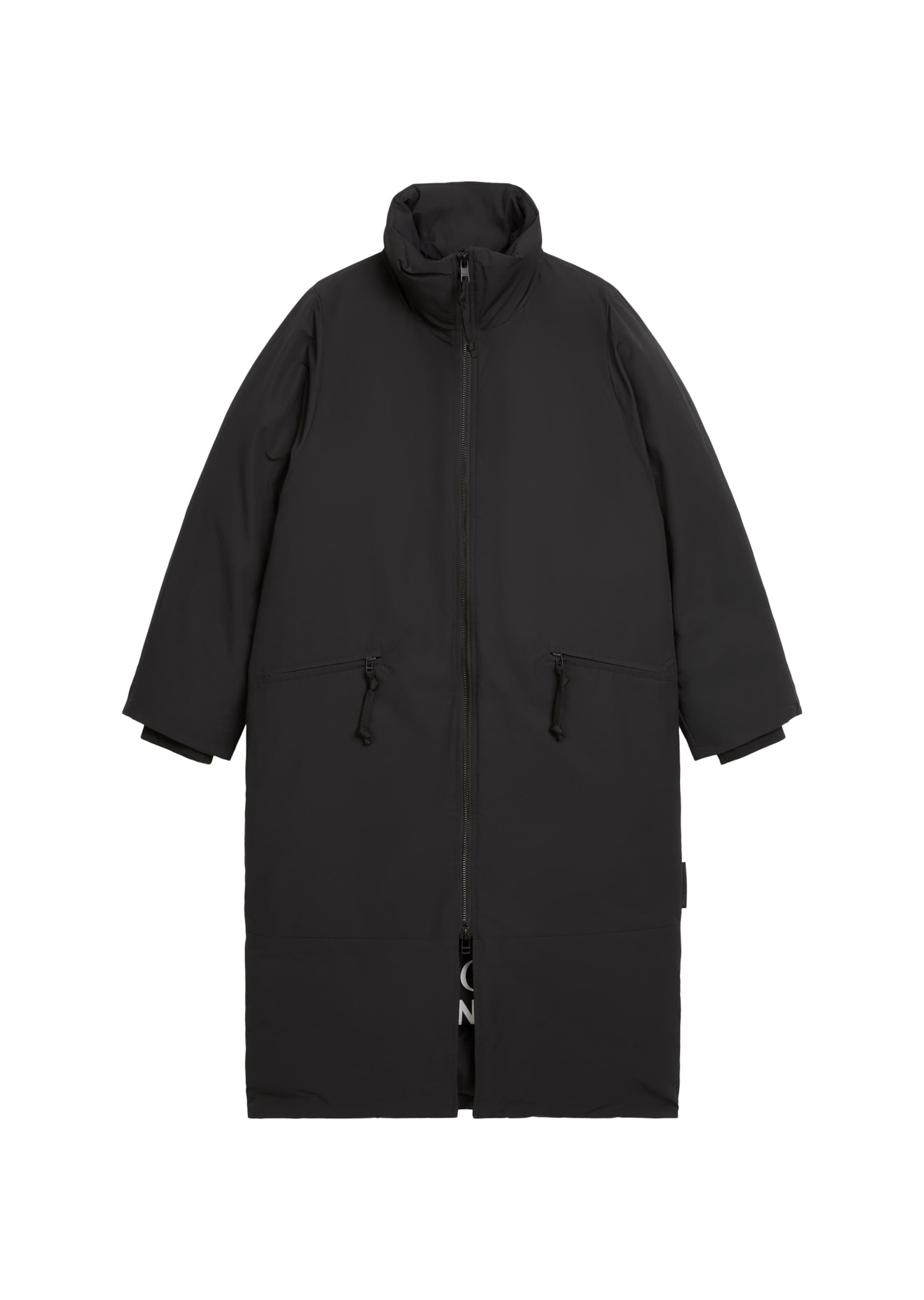 Marc O'Polo DENIM Wintermantel in Zwart: voorkant