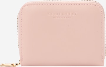 Porte-monnaies 'YLVA' Seidenfelt en rose : devant