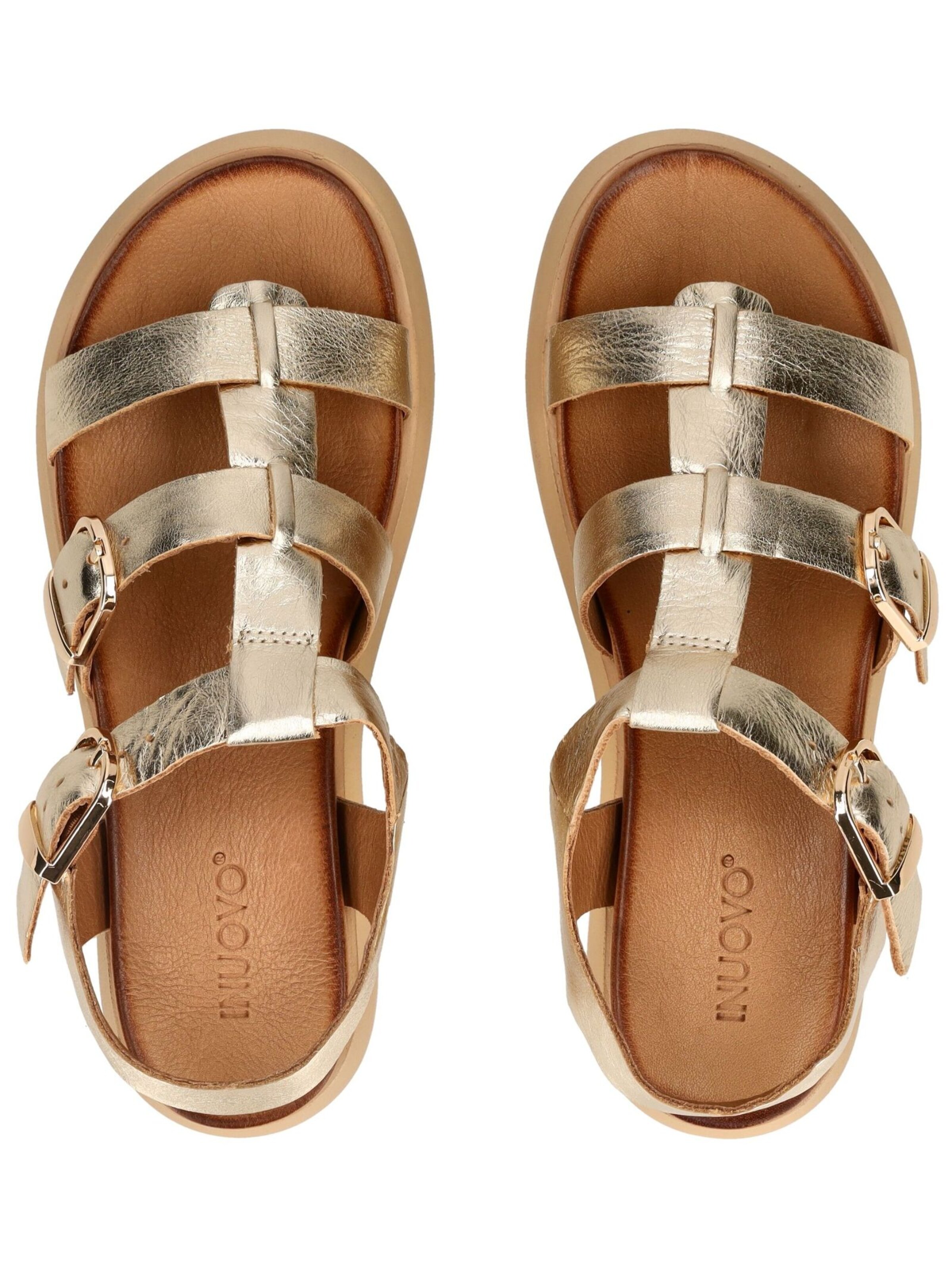 INUOVO Strap sandal in Gold