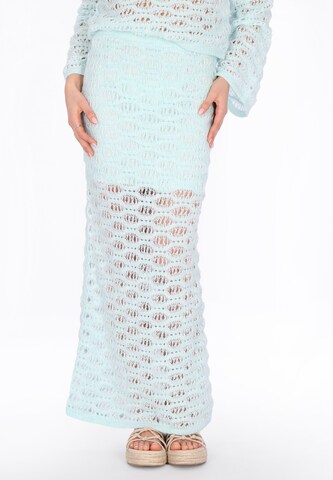 IZIA Skirt 'Festival' in Blue: front