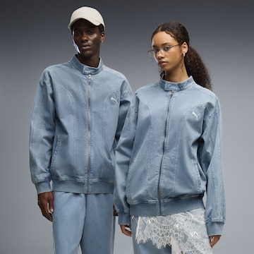 PUMA Trainingsjack 'FUTURE.PUMA.ARCHIVE T7' in Blauw: voorkant