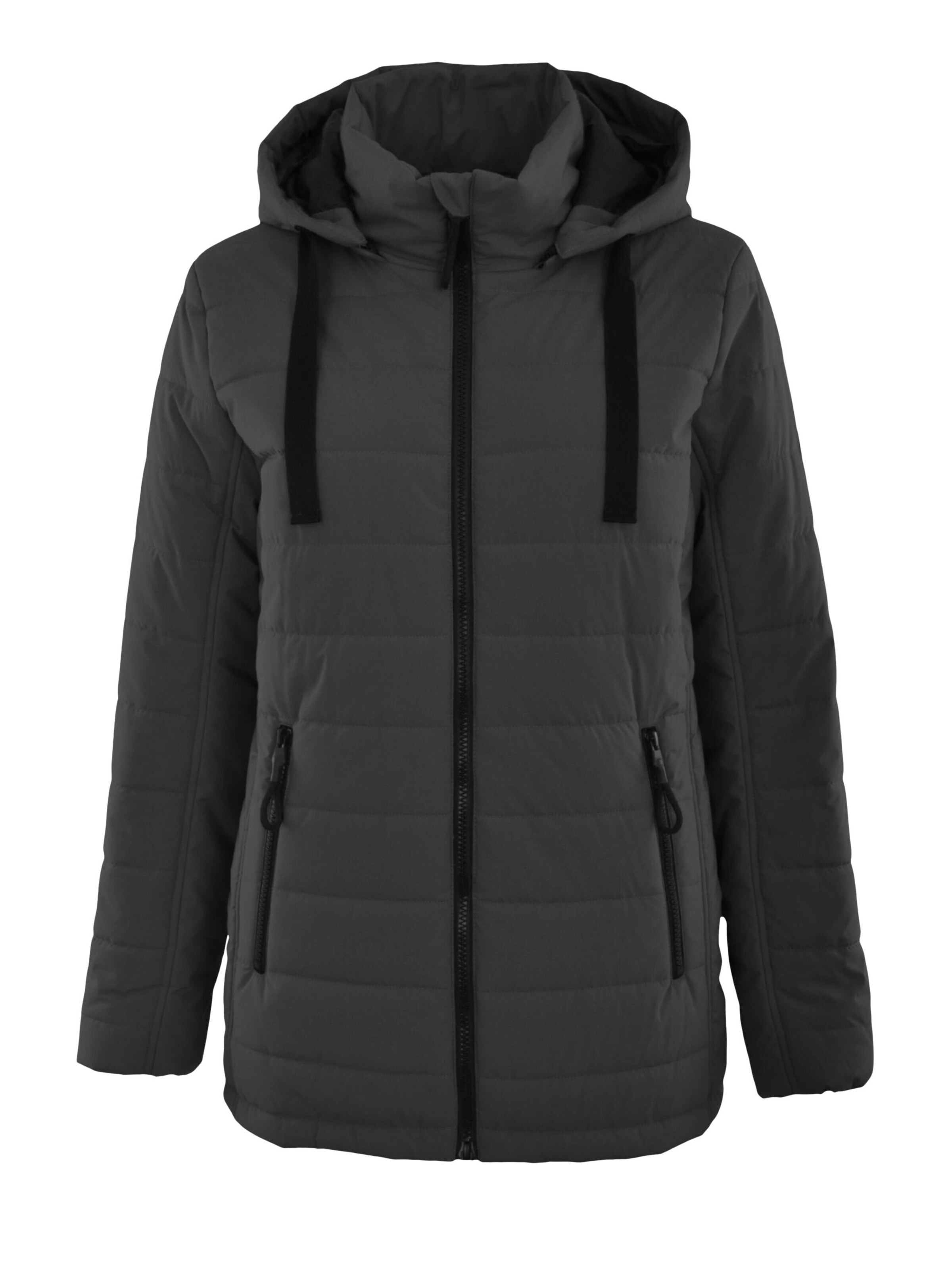 Navigazione Winterjas in Zwart: voorkant