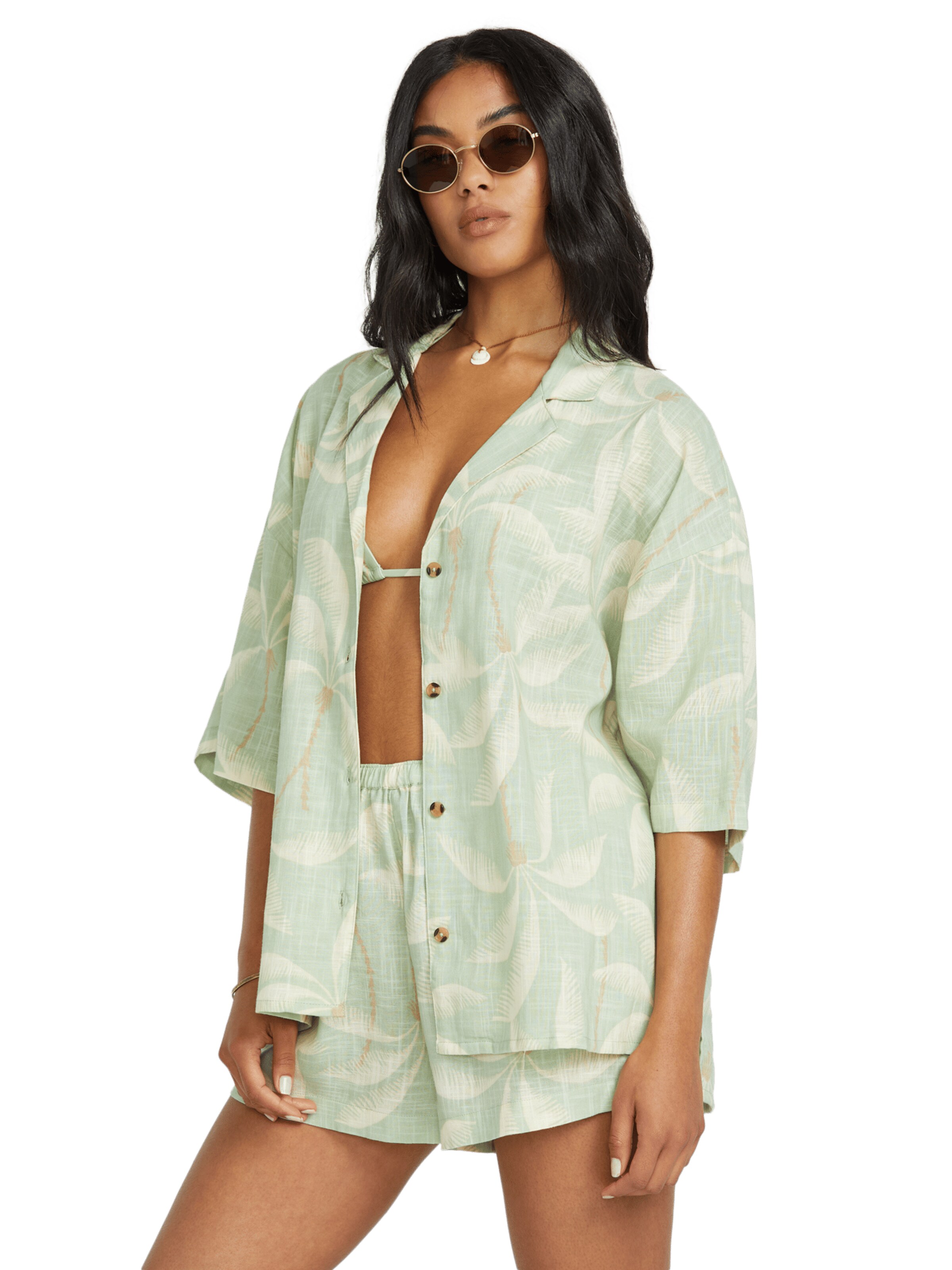 BILLABONG Shirt 'Beach' in Groen