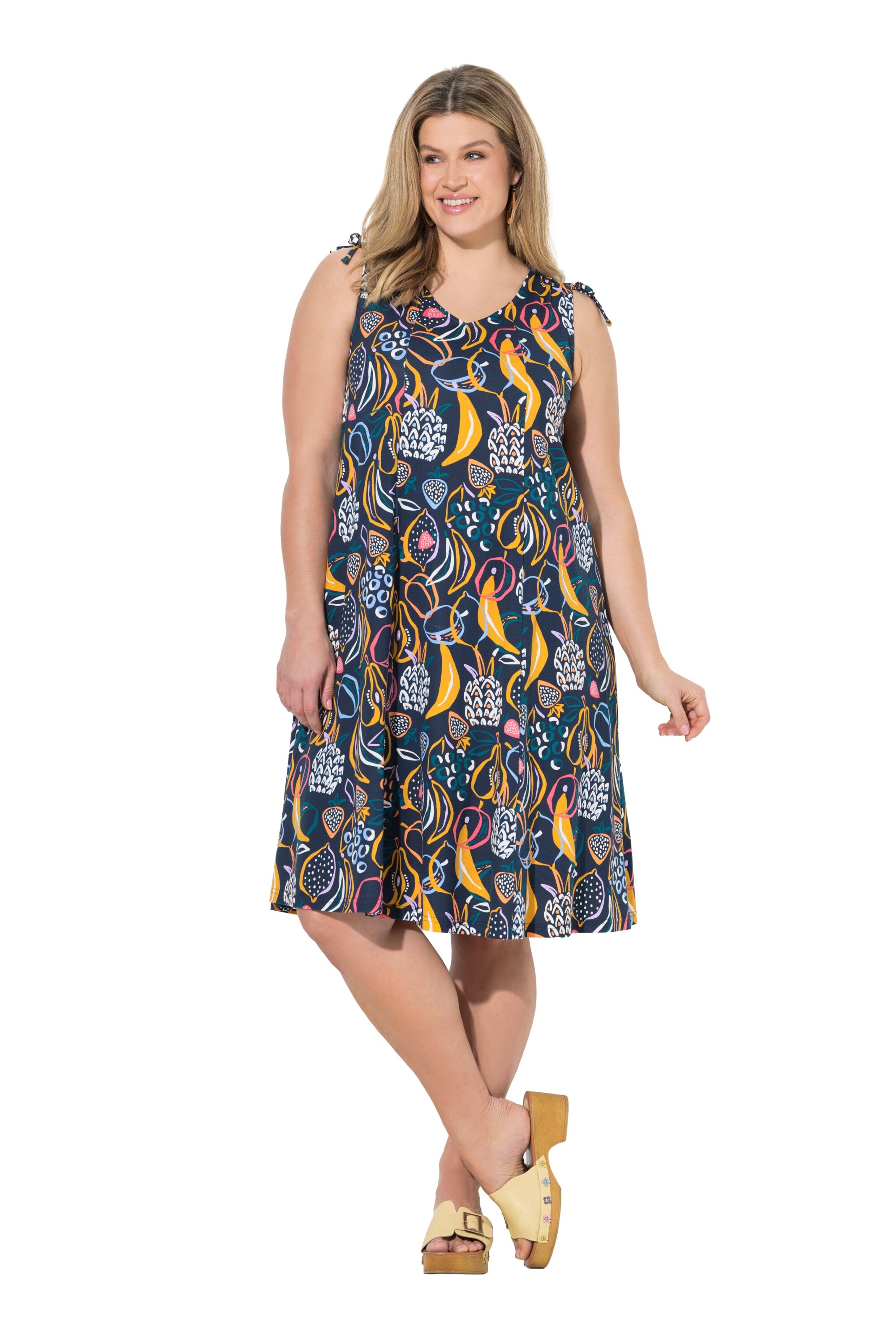 Ulla Popken Kleid in Mischfarben: Vorderseite