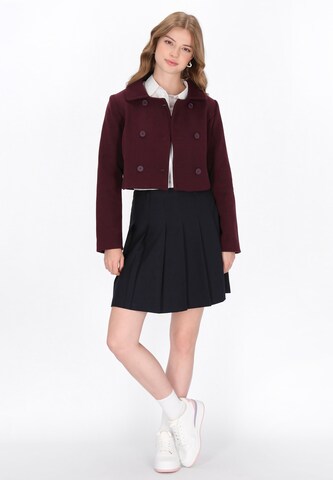 MYMO Φθινοπωρινό και ανοιξιάτικο μπουφάν 'Young Fashion' σε κόκκινο