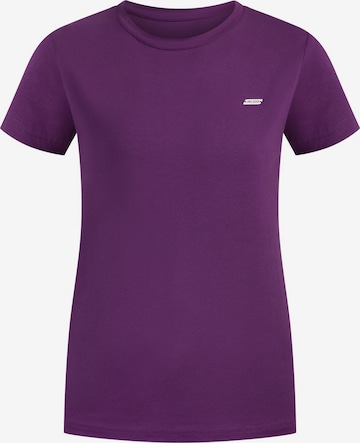 T-shirt ' Laurena ' Smilodox en violet : devant