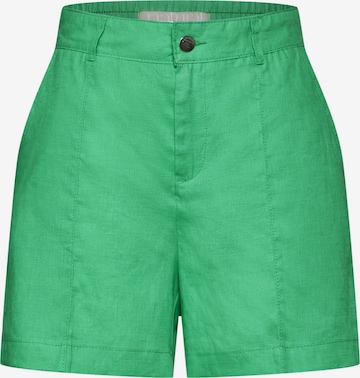 STREET ONE Regular Pants in Green: front