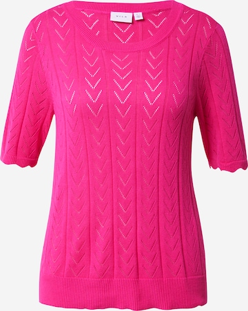 VILA Sweater 'Shelley' in Pink: front