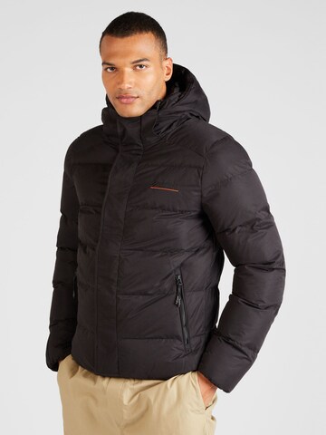 Superdry Winter Jacket in Black: front