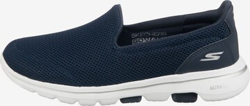 SKECHERS Slip-on 'Go Walk' in Blauw: voorkant