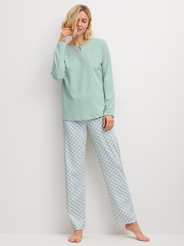 CALIDA Pyjama 'Sweet Dreams' in Groen