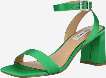 STEVE MADDEN - Sandálias com tiras 'Grand' em verde: frente