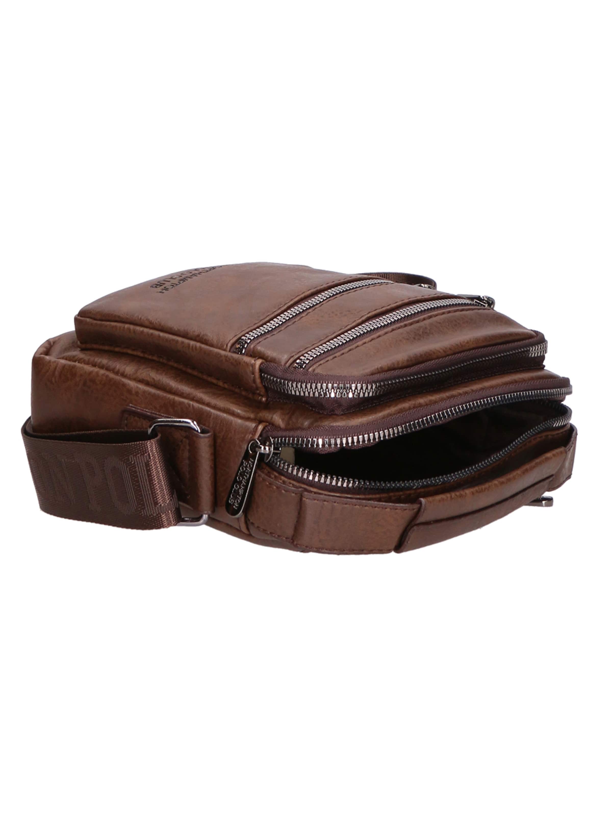 Borsa a spalla di Northampton Polo Club in marrone