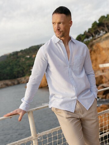 Regular fit Camicia 'Quirin' di DAN FOX APPAREL in blu