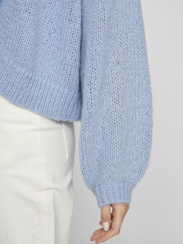VILA Gebreid vest in Blauw