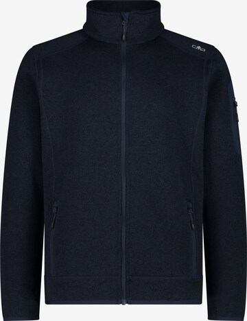 CMP Athletic Fleece Jacket in Blue: front