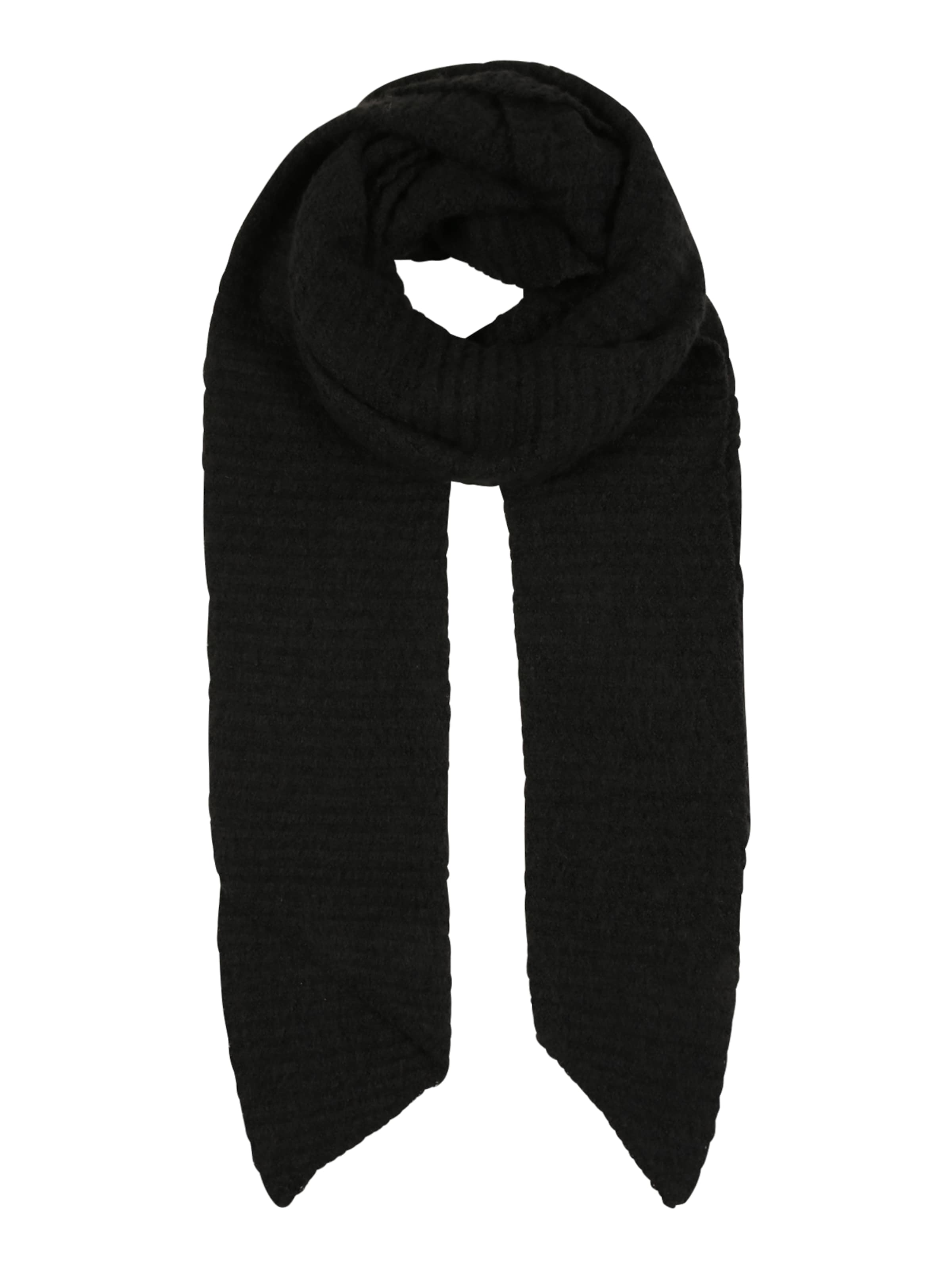 PIECES Шарф &#x27;Pyron&#x27; в Черный: спереди